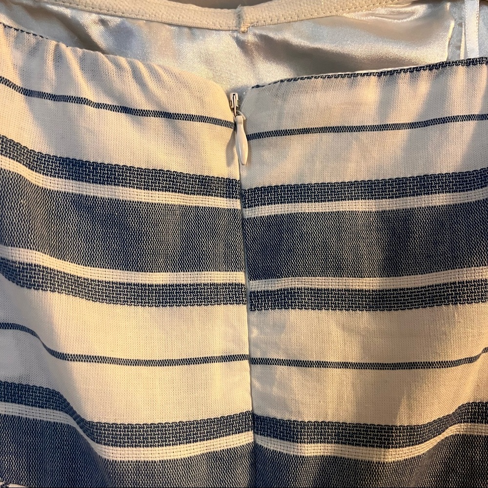 Lulu’s Delfino Striped Ruffled Strapless Mini Dress with Sweetheart Neckline - Picture 11 of 15